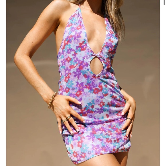 SNDYS Floral Mini Dress - Picture 2 of 4